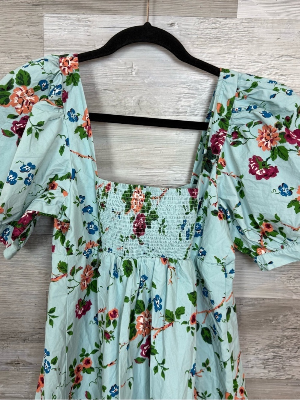 Laura Ashley x Urban Outfitters Floral Puff Sleeve Mini Dress - Picture 4 of 11